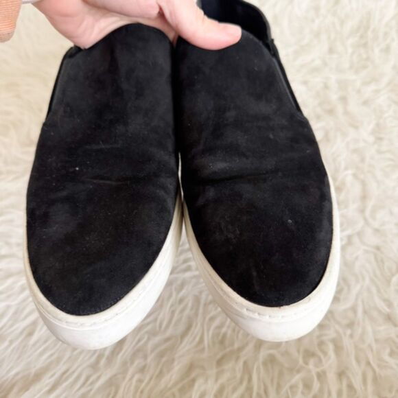 Vince Garvey Black Suede Slip On Sneakers | Size 9.5 - Picture 7 of 10